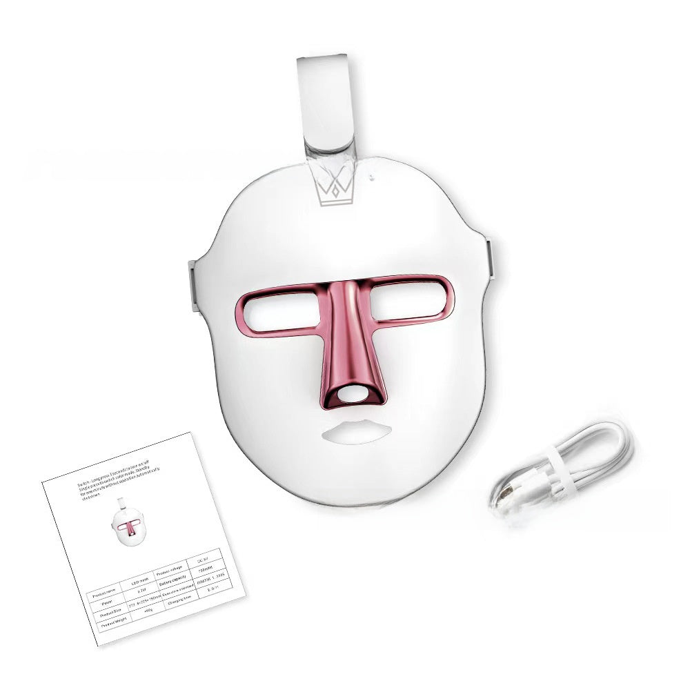 7-Farben LED-Lichttherapie-Gesichtsmaske