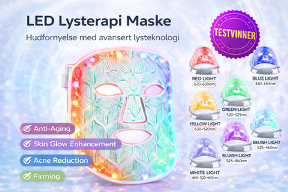 AvelineCare Pro LED-Maske 8-in-1 – Fortgeschrittene Lichttherapie