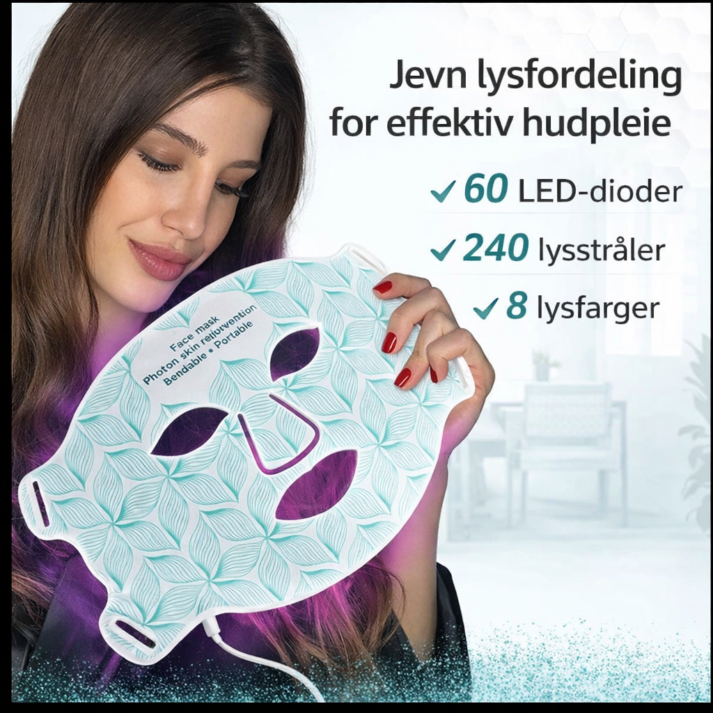AvelineCare Pro LED-Maske 8-in-1 – Fortgeschrittene Lichttherapie