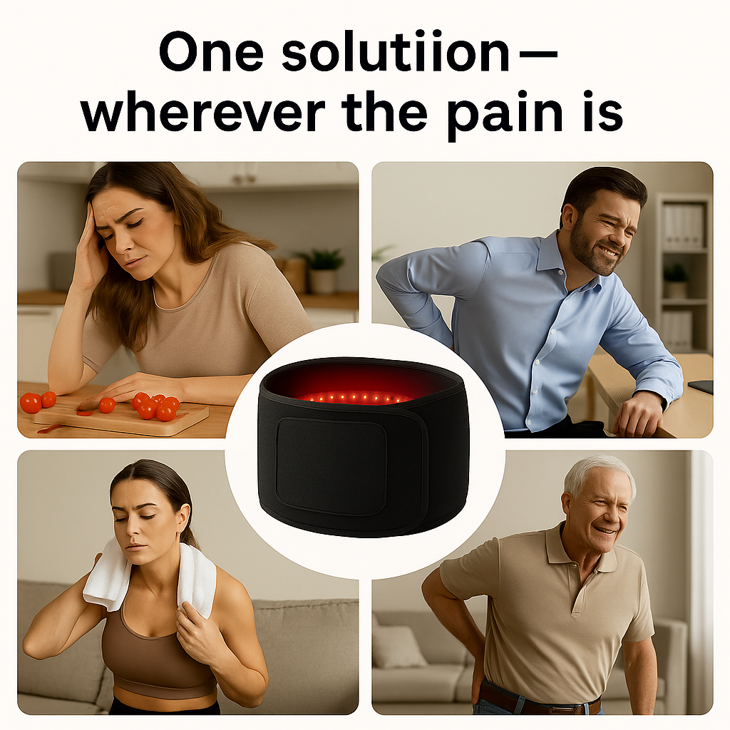Effektive LED-Therapie gegen Schmerzen – direkt an der Quelle 🔴