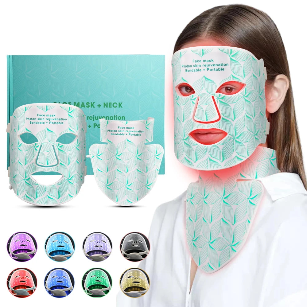 AvelineCare Pro LED-Maske 8-in-1 – Fortgeschrittene Lichttherapie